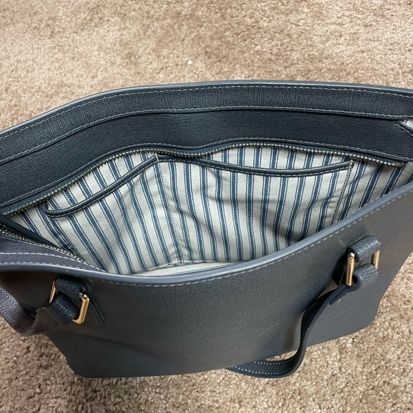 DOONEY & BOURKE SAFFIANO SHOPPER. DARK GRAY. BRAND NEW, NEVER USED. - Picture 5 of 9